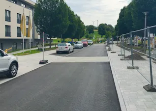 Verkehrsbau - Kurboulevard Warmbau