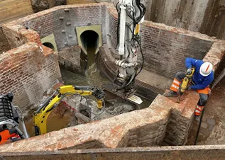 Kanalbau auf der Walter-Klippel-Straße