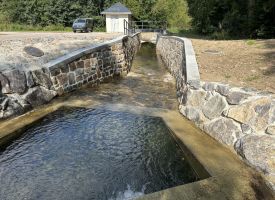 Geröllfang mit Messstrecke