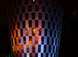 Hochbehälter Leipziger Str. - Totale bei Nacht